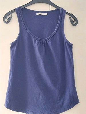 Sfera Women's Sleeveless Blouse Size M like new, blue cotton