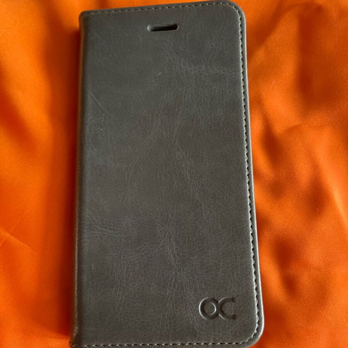 Leather phone case new, gray