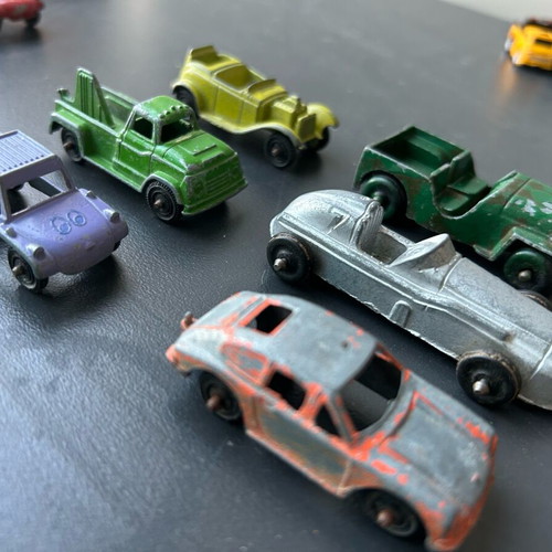 Tootsie Toys and Midgetoys toy cars used, old, iron made in USA