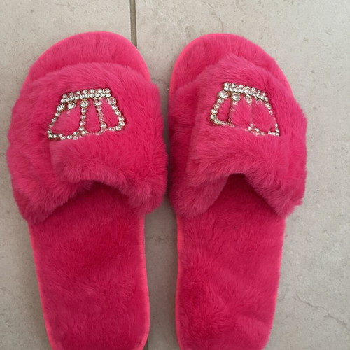 Pink Y2K slippers size 38-39