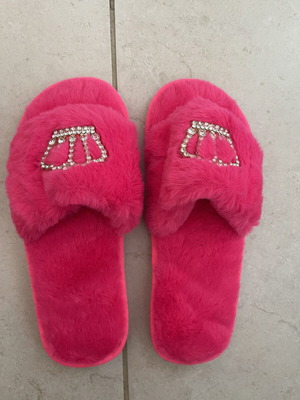 Pink Y2K slippers size 38-39