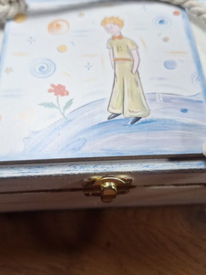 Little Prince wooden martyr box hand-painted new