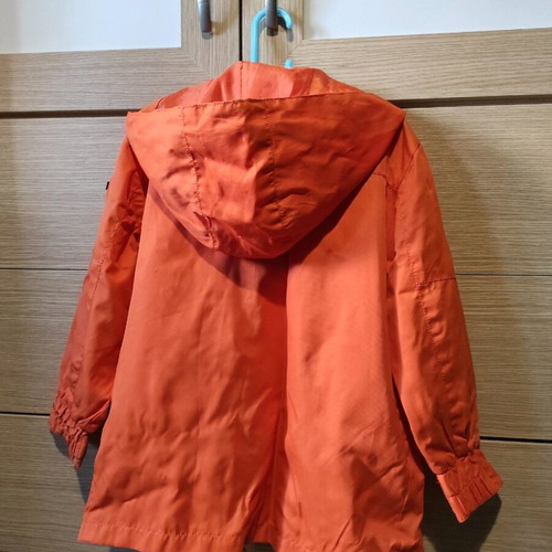 Orchestra kids waterproof jacket like new, orange, size 116 cm