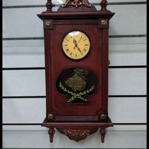 Wooden wall clock new with pendulum
