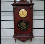 Wooden wall clock new with pendulum