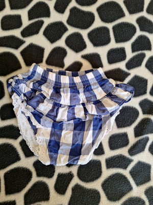 Μωρουδιακό παντελονάκι κάλυμμα πάνας σαν καινούργιο, καλοκαιρινό μπλε καρώ