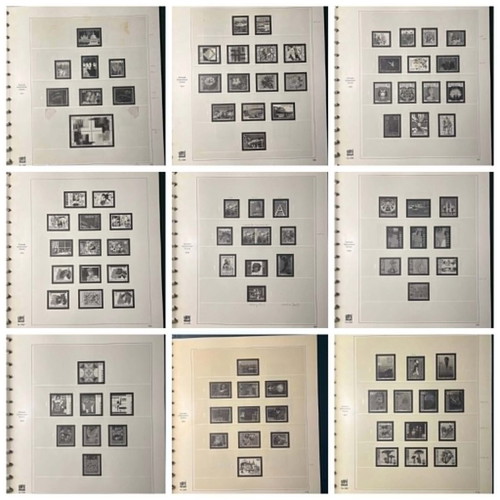 Safe Dual Stamp Album like new with 34 presentation pages