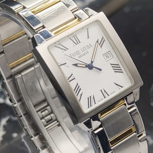 Favre Leuba Tank Genève Ref. F45-100 Swiss quartz watch