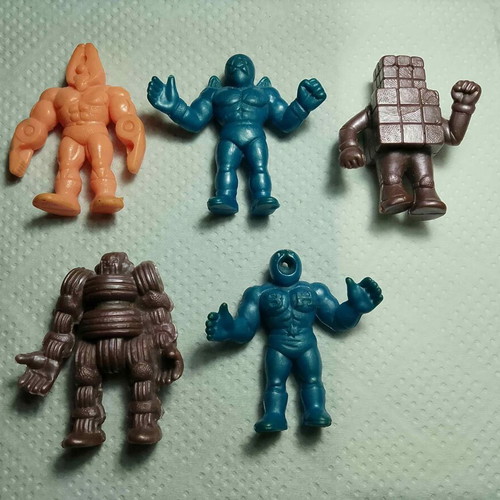 El Greco Alien Figures pack of 6 like new from 1980