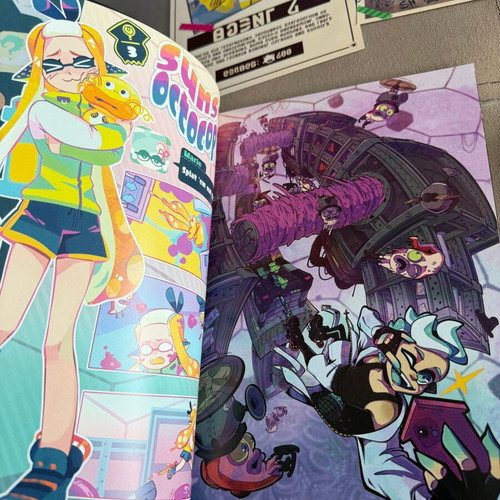 Octo Canyon Splatoon zine new, rare set from 2021