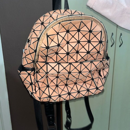 Backpack like new, small, black with beige