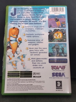 Worms 3D Xbox game used, tested, action