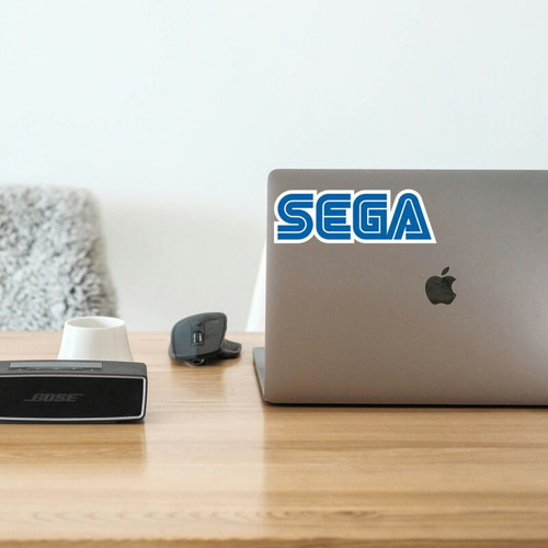 Sega stickers glossy paper set of 2 pieces