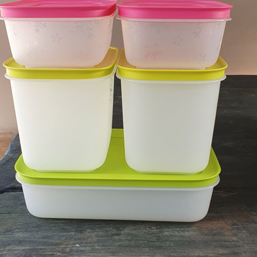 Tupperware freezer set 5 pieces new