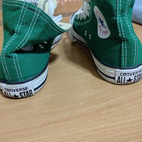 Converse All Stars sneakers, green, size 38