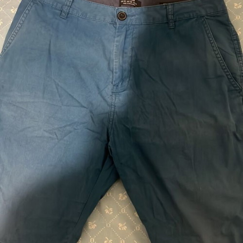 Bershka blue straight fit shorts like new, size XL