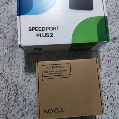 Router Speedport Plus 2 with fiber adapter new, sealed