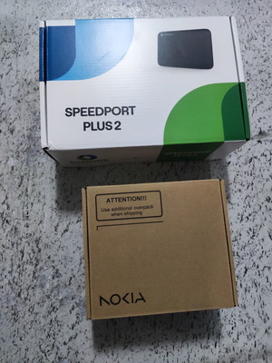 Router Speedport Plus 2 with fiber adapter new, sealed