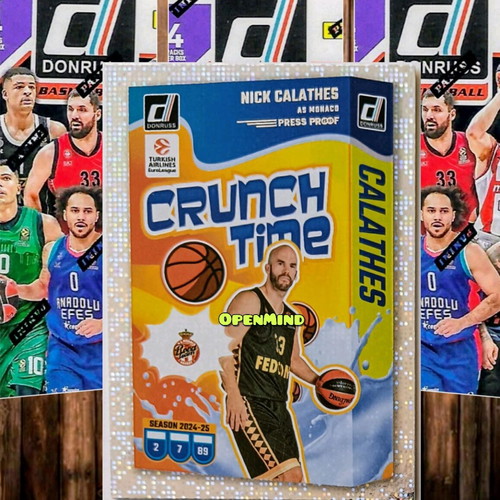 Crunch Time Press Proof Card Calathes Monaco new