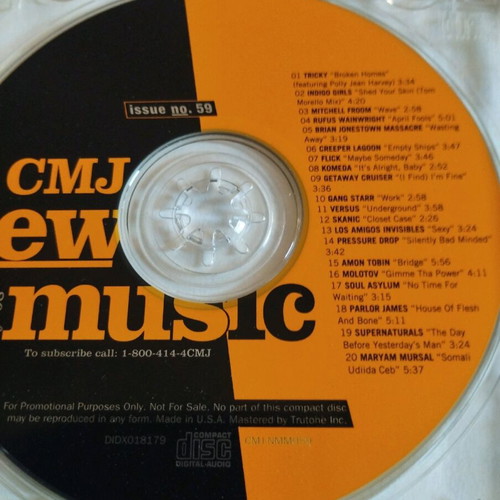 CMJ New Music 4 CD pack used, blues