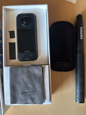 Insta360 X3 360 camera with invisible stick