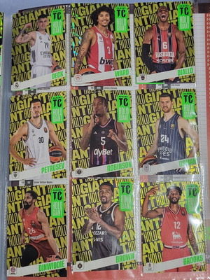 Κάρτες Panini Top Class Euroleague 2025-26 Holo πακέτο 9, καινούργιες