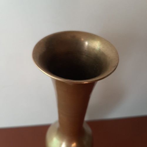 Vintage brass vase 20cm height, like new
