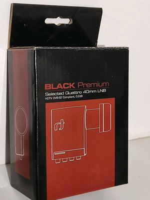 Inverto Black Premium LNB Quattro 4 Outputs 0.2dB New