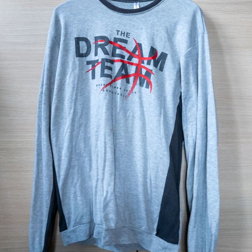 Thin men's sweatshirt size L grey like new