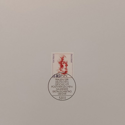 Germany 1998 first day cover stamp from Bonn