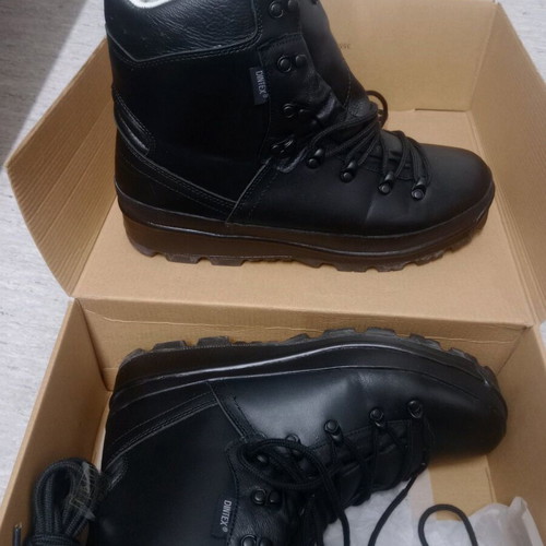 Mil-Tec hiking boots new, size 46, black leather