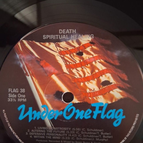Death Spiritual Healing vinyl LP album original UK press