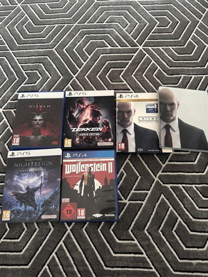 Συλλογή παιχνιδιών PS4 και PS5 με σφραγισμένες και ειδικές εκδόσεις
