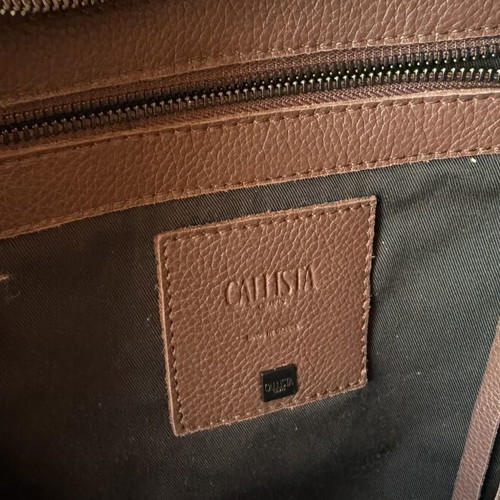 Callista leather backpack brown like new