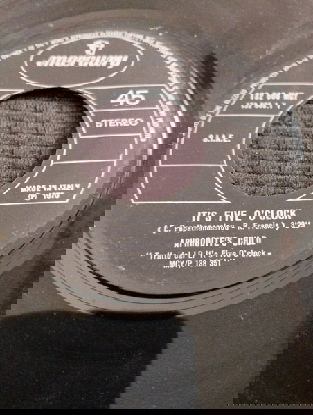 Aphrodite's Child - It's Five O'Clock 7" single