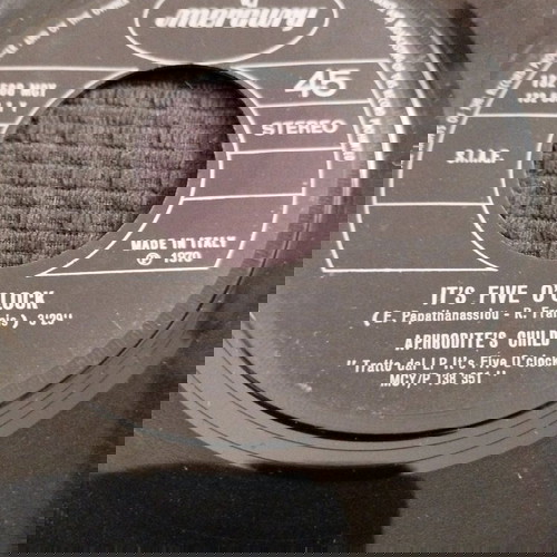 Aphrodite's Child - It's Five O'Clock 7" single