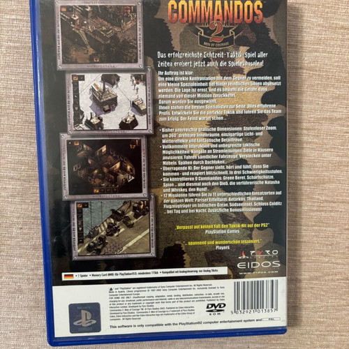 Commandos 2 PlayStation 2 used, German version