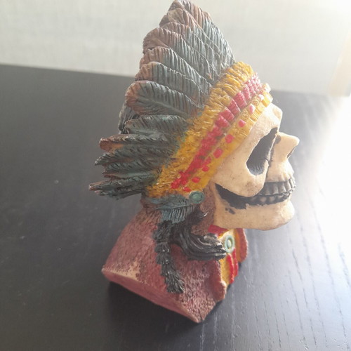 Skull in excellent condition, height 13cm