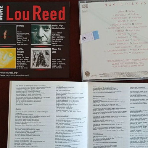 Lou Reed Magic And Loss CD like new, rock