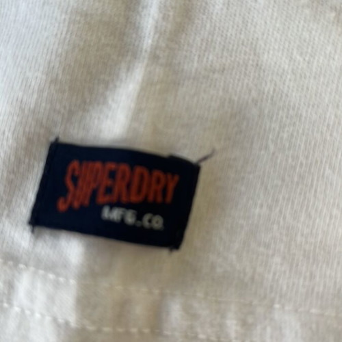 Superdry Vintage Industrial Auto Tee T-shirt, white, size L