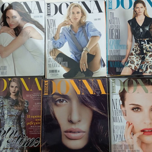 6 issues of BHMA DONNA magazines like new
