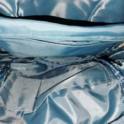 Benetton backpack blue-green like new
