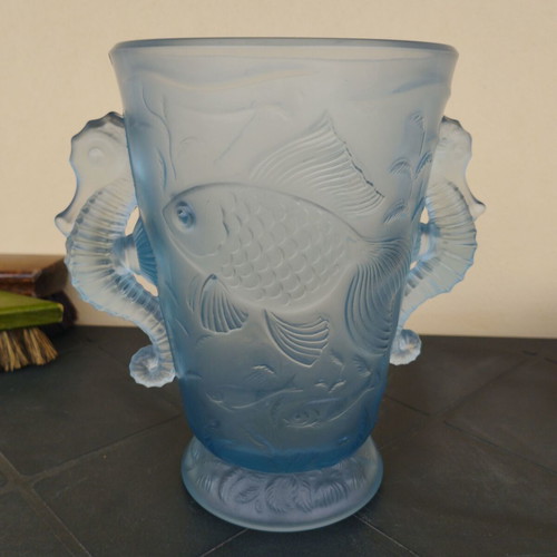 Josef Inwald Barolac Seahorse vase like new