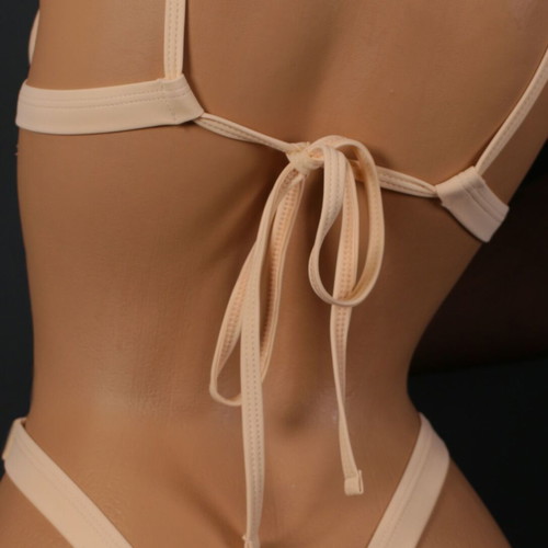 Bikini two-piece swimsuit new ultra sexy pink/peach