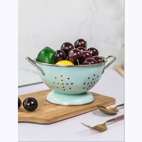 Colander 21cm with side handles white new