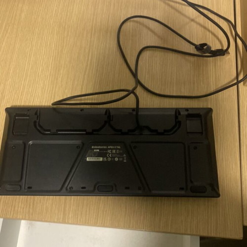 SteelSeries Apex 3 TKL gaming keyboard used