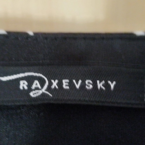 Raxevsky formal black and white muslin dress like new