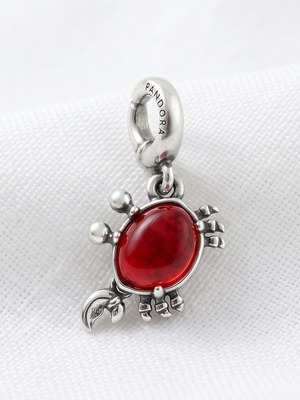 Disney x Pandora Sebastian Charm καινούργιο, ασήμι 925, κόκκινο