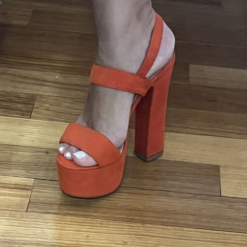 Fullah Sugah platform sandals size 37 like new, 15cm heel