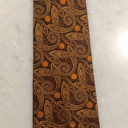 Mexx vintage tie like new, multicolored orange